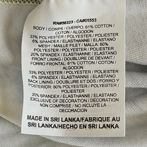 Nike‎ Women’s Tie Dye Running Tank Top Dri Fit, Blue and Yellow Striped. Size M - Picture 6 of 7